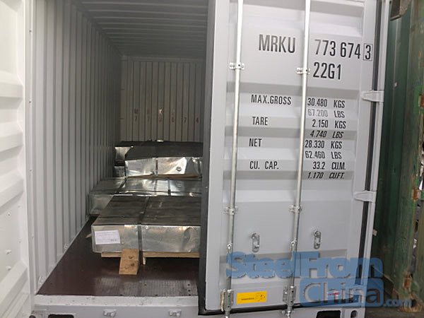 Galvanized Steel Sheet to Brazil